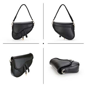 Stylish JBB Women's Saddle Shoulder Bag - PU Leather Design
