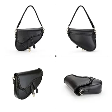 Stylish JBB Women's Saddle Shoulder Bag - PU Leather Design