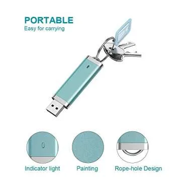 KEXIN 3 Pack 64GB USB Flash Drives - Colorful Convenient Storage