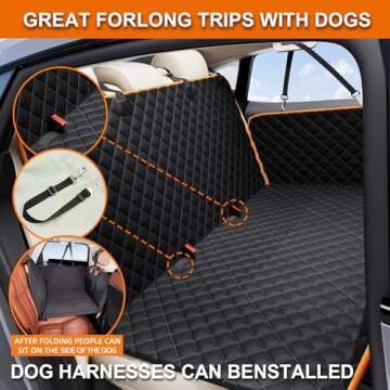 Dog Car Seat Cover for Back Seat