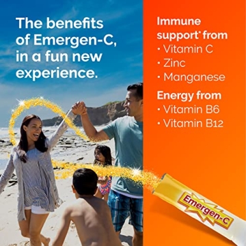 Emergen-C Crystals for Immune Support in Stick Packs