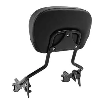 XFMT Detachable Passenger Backrest Sissy Bar With Luggage Rack and 4 Point Docking Hardware Kits Fit For Harley Touring 2009-2022