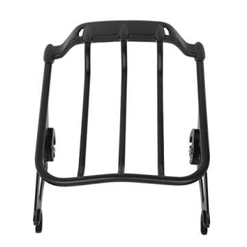 XFMT Detachable Passenger Backrest Sissy Bar With Luggage Rack and 4 Point Docking Hardware Kits Fit For Harley Touring 2009-2022