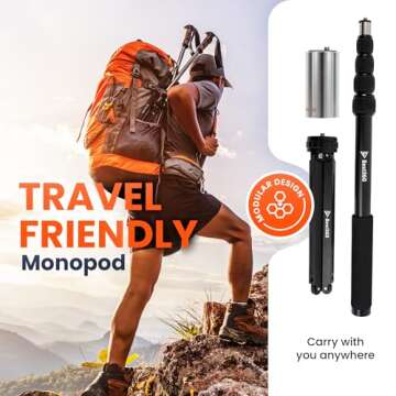 Best360 Monopod for 360 Cameras - Durable & Portable