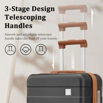 imiomo Lightweight Hard Shell Luggage Sets for Women