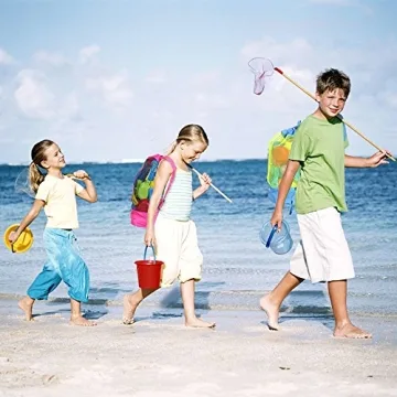 EocuSun Large Mesh Beach Bag for Kids and Adults