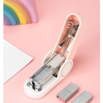 Cute Compact Mini Stapler with Staples for Office and School