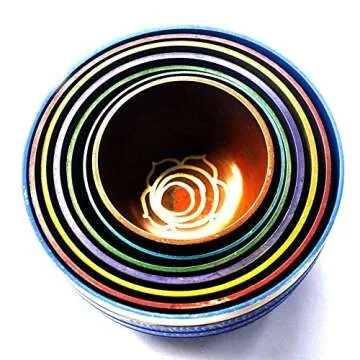 Chakra Healing Singing Bowl Set for Meditation & Sound Therapy