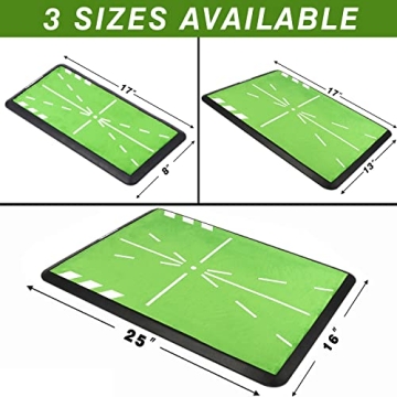 CHAMPKEY Heavy-Duty Golf Hitting Mat for Swing Improvement