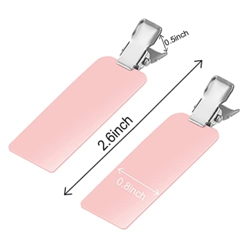 12 Pieces No Bend Hair Clips for Effortless Makeup Application