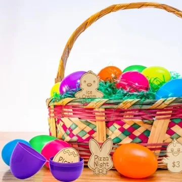 Easter Tokens & Eggs Set for Kids Egg Hunt Prizes