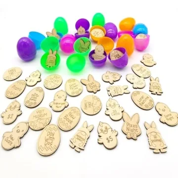 Easter Tokens & Eggs Set for Kids Egg Hunt Prizes