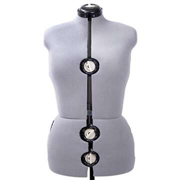 BHD BEAUTY Adjustable Dress Form for Sewing Projects and Displays