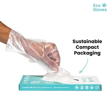 Eco-Friendly Compostable Gloves for Food Prep & Cleaning
