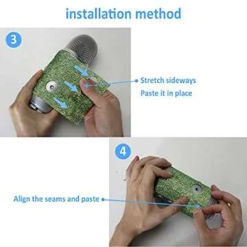 Blue Yeti Pop Filter with Glitter Sticker for Creators