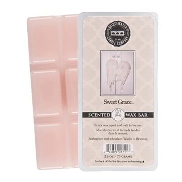 Bridgewater 73g Sweet Grace Wax Melts Snap Bars, Highly Scented & Long Lasting Soy Blend Wax Melt, H...