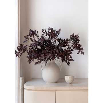 Afloral Sale Fake Plants | New Plum Artificial Cimicifuga Plant Leaf Spray - 31"