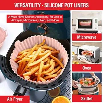 Effortless Cooking with Air Fryer Silicone Liners