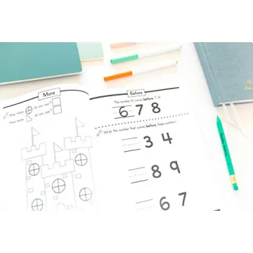 Kindergarten Math Workbook for Ages 5-7 | Fun Addition & Subtraction Activities