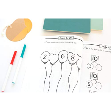 Kindergarten Math Workbook for Ages 5-7 | Fun Addition & Subtraction Activities