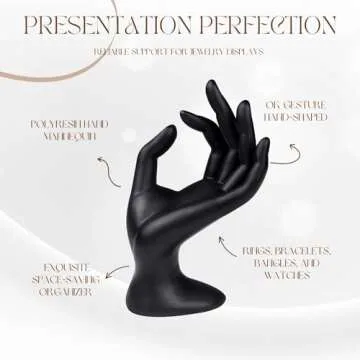 Flexzion Hand Jewelry Holder for Stylish Display of Accessories