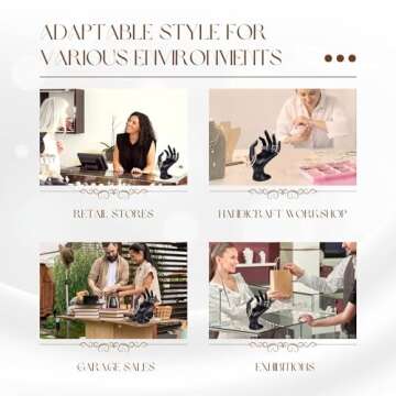 Flexzion Hand Jewelry Holder for Stylish Display of Accessories