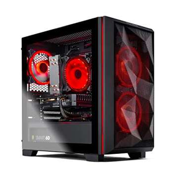 Skytech Gaming Chronos Mini Gaming PC Desktop – Intel Core i3 10100F 3.6 GHz, GTX 1650, 500GB SSD,...