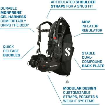 Scubapro Hydros Pro Men's Scuba BCD with Air 2
