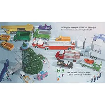 Twenty Big Trucks in the Middle of Christmas Book