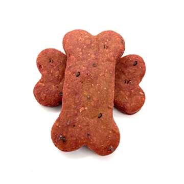 Threepaws Gourmet Vegan & Organic Strawberry Cream Dog Treats, Chia Seed Superfood, 7 oz