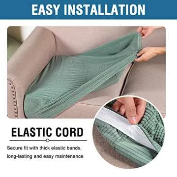 H.VERSAILTEX Super Stretch Stylish Sofa Covers in Jacquard