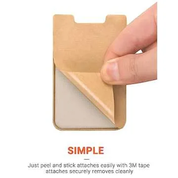 Innovative Sticking Phone Wallet Holder for Cards