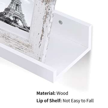 Upsimples Home Floating Shelves - Set of 5 Wall Decor