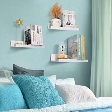 Upsimples Home Floating Shelves - Set of 5 Wall Decor