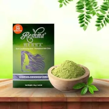 Reshma Beauty 30 Minute Henna Hair Color Infused with Natural Herbs For Soft Shiny Hair Henna Hair C...
