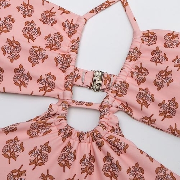 Stylish One Piece Swimsuit with Beach Wrap Skirt