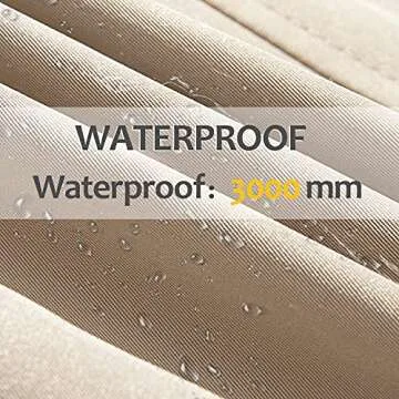 FARVALUE Women's Double Breasted Trench Coat Water Resistant Windbreaker Classic Belted Lapel Overcoat Khaki Medium