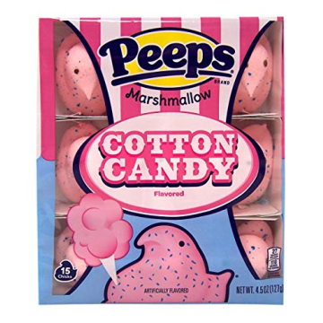 Peeps Easter Party Cake & Cotton Candy Marshmallows