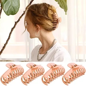TOCESS Large Hair Claw Clips | Jumbo Clips for Thick Hair