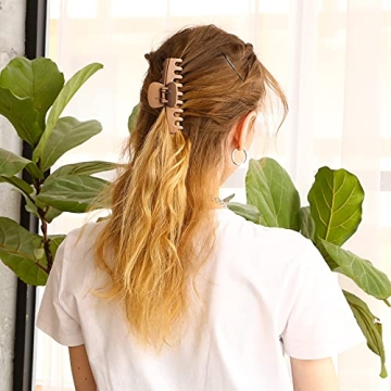 TOCESS Large Hair Claw Clips | Jumbo Clips for Thick Hair