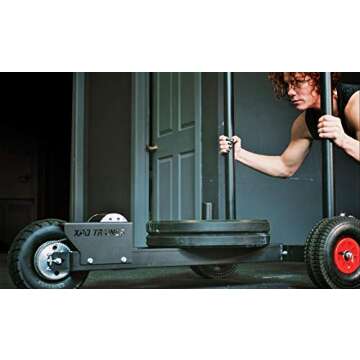 XPO Trainer Push Sled | BEST Indoor-Outdoor Workout Sled for Speed Agility Training, Resistance and Strength Training, CrossFit, Football, Conditioning, Rehab | Power Sled for Elite Athletes