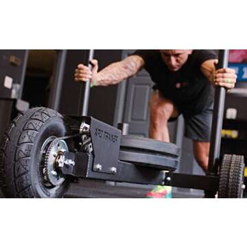 XPO Trainer Push Sled | BEST Indoor-Outdoor Workout Sled for Speed Agility Training, Resistance and Strength Training, CrossFit, Football, Conditioning, Rehab | Power Sled for Elite Athletes