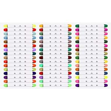 Art-n-Fly 48 Booster Set Brush Markers for Manga Art