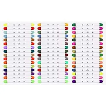 Art-n-Fly 48 Booster Set Brush Markers for Manga Art