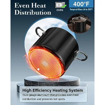 Cook N Home Nonstick Stockpot 10.5-Qt for Perfect Cooking