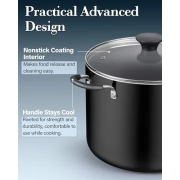 Cook N Home Nonstick Stockpot 10.5-Qt for Perfect Cooking