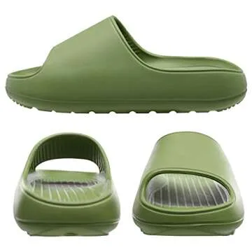 Beslip Platform Slide Sandals for Women Men Lightweight Open Toe Shower Shoes