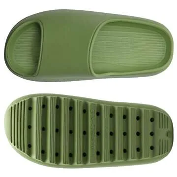 Beslip Platform Slide Sandals for Women Men Lightweight Open Toe Shower Shoes