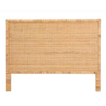 Bali & Pari Adelyn Natural Rattan Headboard for Queen Bed