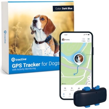 Tractive GPS Pet Tracker for Dogs - Waterproof & Smart Activity Tracking